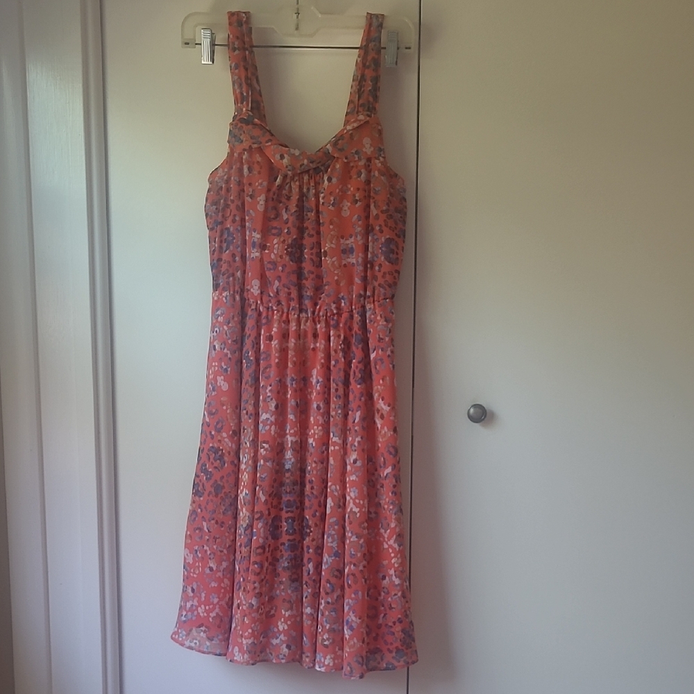 RACHEL Rachel Roy Pink Sleeveless Sundress Midi